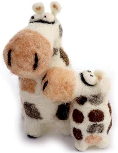 Woolbuddy Needle Felting Starter Kit (Giraffe) for Adults with Tool & Guide - Image 4