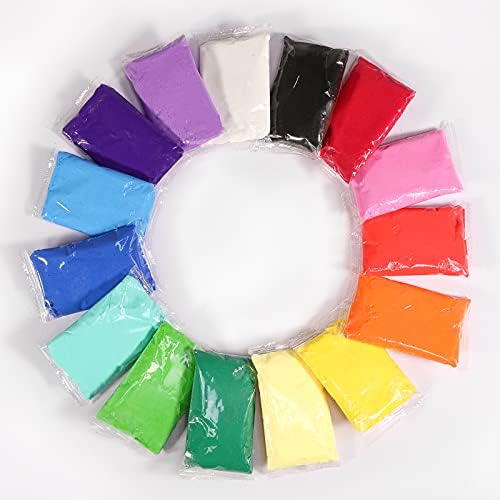 Air Dry Modeling Clay Kit - 24 Colors with 3 Sculpting Tools - Magic Foam Clay for Kids & Adults - DIY Molding Gift for Boys & Girls - Image 2