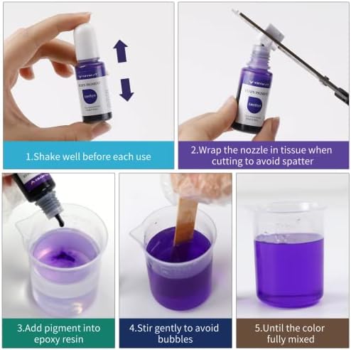 YRYM HT Epoxy Resin Pigment, Concentrated Resin Dye, 16 Colors - Image 6