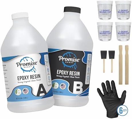 Promise Epoxy Table Top Epoxy Resin Kit 1-Gallon with Accessories by PromiseEpoxy