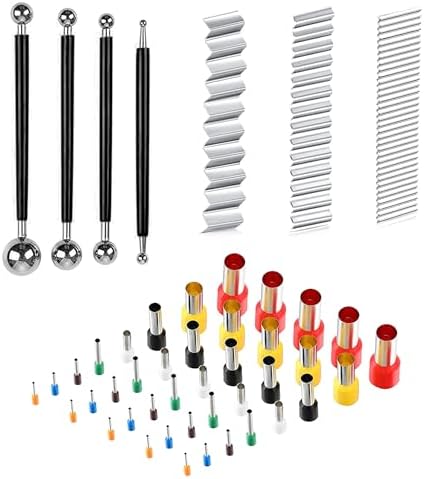 Yayatty Polymer Clay Tools, Acrylic Clay Roller, Acrylic Sheet, Rotary Cutting Mat, Round Polymer Clay Cutters with Clay Slicer Blade for Pottery and Sculpture (47 PCS) by Yayatty
