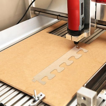 INFUNLY Dovetail Stitch Router Template 3.54"×15.75" Acrylic Router Template Pitch Dovetail Template Router Tray Template Clear Cutting Board Stencils for Woodworking Tools - Image 5