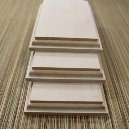 Unfinished 4" Tall x 6"-to-24 Wide - Beveled Pine Sanded Wooden Plaque Sign Blank Sets for DIY Craft Projects or Awards - Ready to Use (10, 4x6 inches) - Image 2