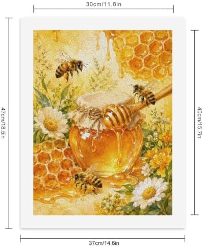Bozfoxa Paint by Numbers Kit for Adults Beginner Honey Bee Garden - Image 2