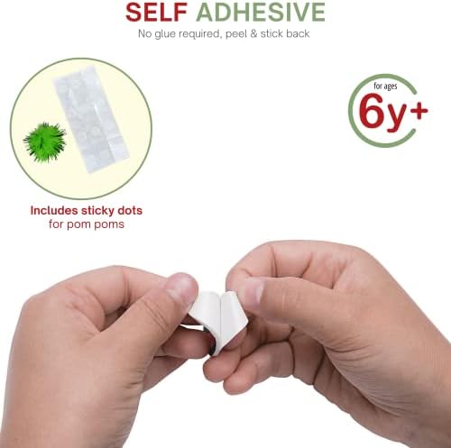 4E's Novelty Christmas Card Making Craft Kit for Kids (12 Pack) DIY Handmade Greeting Card with Envelopes & Supplies for Adults & Kids, Holiday DIY Christmas Party Invitation Card - Image 6