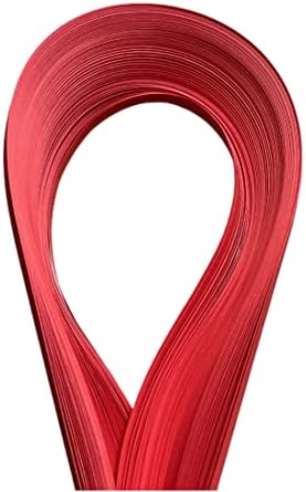 ODETOJOY Red Quilling Paper Strips 10mm Single Color Quilling Strips 3/8inch Paper Filigree - Image 3