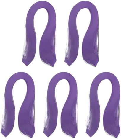 PATIKIL 600pcs Quilling Strips Paper 1/8"(3mm) 39cm Origami Paper Quilling Strip for Art DIY Hand Craft Christmas, Dark Purple by PATIKIL