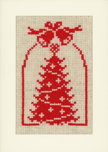 Vervaco Christmas Symbols Card Cross Stitch Set, Multi-Colour - Image 5