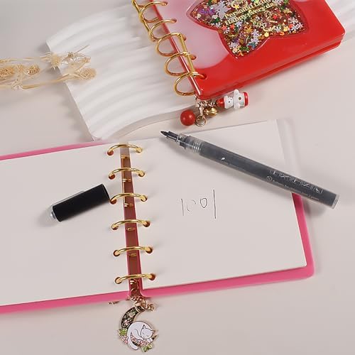 DIY Resin Shaker Journal Kit Star - Complete Set with Square Notebook Molds, Binder Refills - Image 3