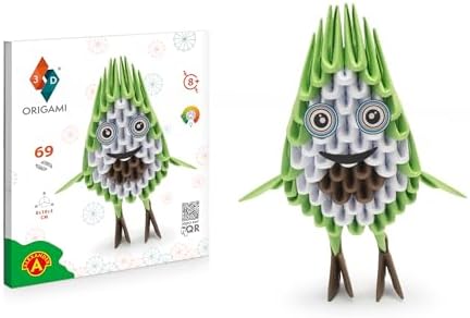 Beautiful 3D Paper Sculpture with Patented Components and understandable Building Instructions, from 8 Years (Avocado) by Unknown