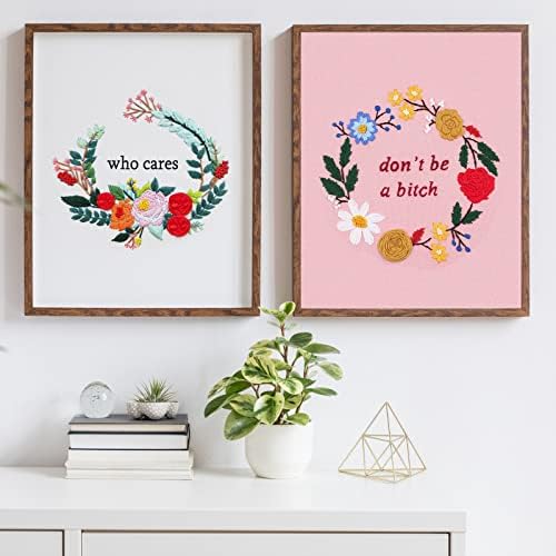 Nuberlic 2 Pack Funny Embroidery Kit for Beginners Adults - Image 6