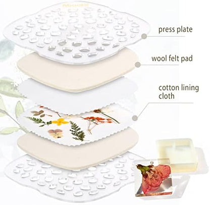 Aboofx Microwave Flower Press Kit, 6.3" Quick Drying Pressed Flower - Image 6
