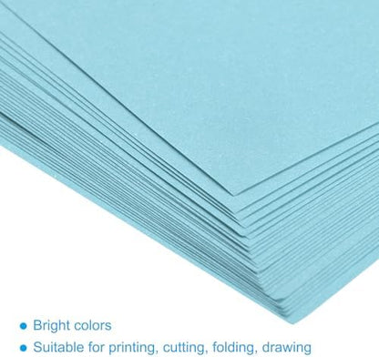 MECCANIXITY 100 Sheets Origami Paper Double Sided Light Blue 6x6 Inch Square Sheet for Art Craft Project, Beginners, Gifts Decor - Image 4