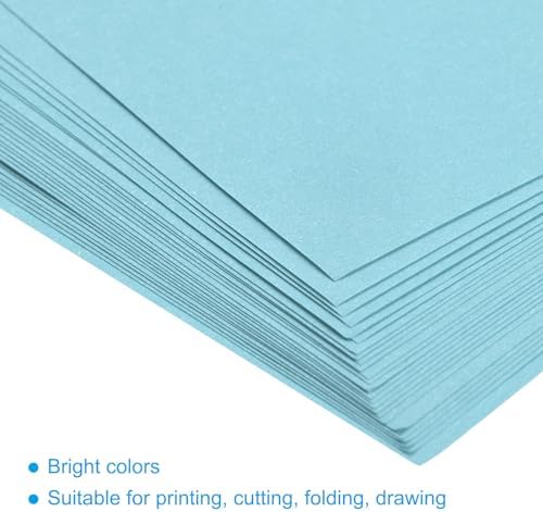 MECCANIXITY 25 Sheets Origami Paper Double Sided Light Blue 6x6 Inch Square Sheet for Art Craft Project, Beginners, Gifts Decor - Image 4