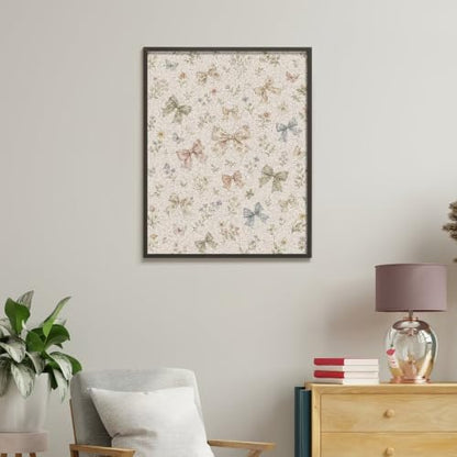 Paint by Numbers Kit for Adults Beginner Vintage Bow Floral - Image 5