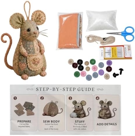 DNKZWUPUP Patchwork DIY Kit Series for Beginner Sewing Craft Kit Home Decor by Unknown