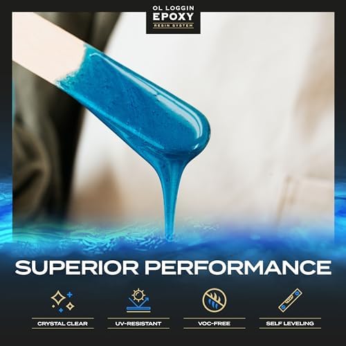Ol Loggin Epoxy Resin Art Starter Kit, 64 oz. - VOC-Free, Food Safe, Clear, OLE-AR-064-SK - Image 5