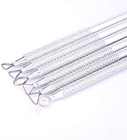 Zuoyou 6 Pcs Clay Pottery Sculpting ToolsSet Caving Craft Modelling Tools - Image 2