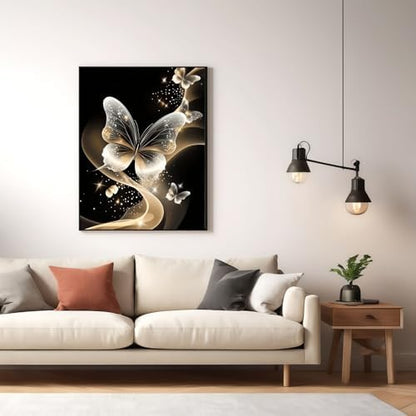 DOTSTART Paint by Numbers Kit for Adults, Starlight Butterfly Paint by Number for Adults,Acrylic Adults' Paint-by-Number Kits, DIY Easy Paint by Number Adult Canvas for Home Wall Art Decor,16X20 inch - Image 5