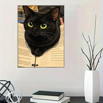 Lophomie Diamond Art Kits for Adults, 5D Cat Diamond Painting Kits 12x16 in - Image 3