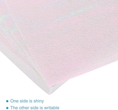 MECCANIXITY 100 Sheet Glitter Origami Paper 4x4 Inch Shiny Sparkly Square Folding Sheet 10x10cm Iridescent Paper for DIY Art, Craft Decor, Light Pink - Image 4