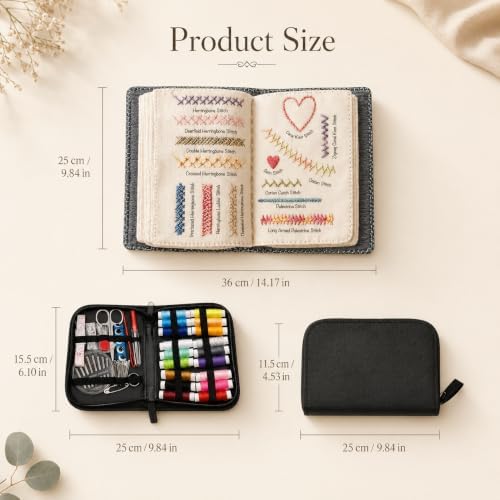SpaLoo Embroidery Practice Kit for Beginners, Stitch Sample Book - Image 2