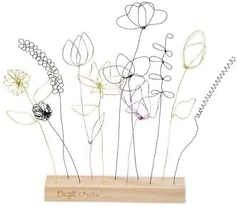 Craft Crush Wire Flowers - Create Unique Craft Wire Flower Designs with Easy to Use Tool and Guide with Display Stand - for Teens and Adults Ages 12, 13, 14, 15 and Up - Image 2
