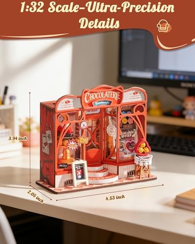 Rolife Chocolate Shop DIY Miniature House Kit - Image 3