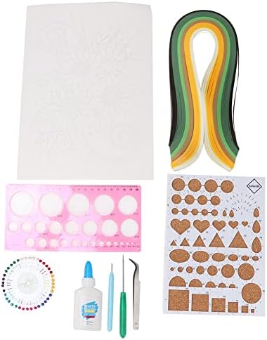 Cloimei Professional Paper Quilling Kit Complete DIY Craft Set with 35 Tools for Adults Beginners Classroom Art Projects Party Wedding Decorations Creative Gift Idea by Unknown