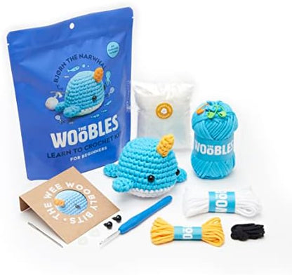 The Woobles Crochet Kit for Beginners (Bjørn the Narwhal) by TheWoobles