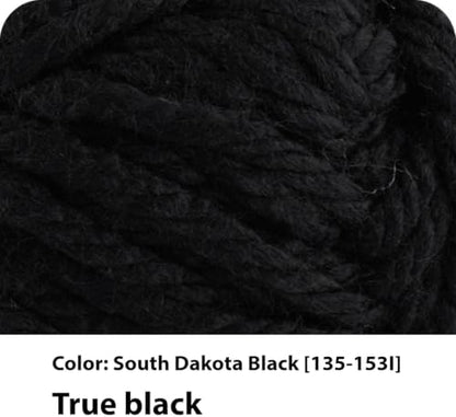 Lion Brand Yarn Hometown Yarn, Super-Bulky Yarn for Knitting, Crocheting, and Crafting, 1 Pack, Oakland Black - Image 2