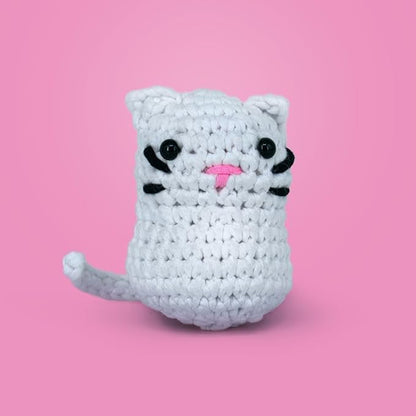 Selfiko Crochet Kit for Beginners – Complete Amigurumi Starter Pack with Pre-Started Magic Ring, Step-by-Step Video Tutorials & Simple Yarn – Learn to Crochet Easily (Meowko The Cat) - Image 2