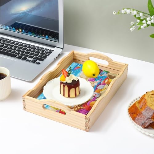 EWJRNSF Diamond Art Kits for Adults Wooden Serving Trays with Handles - Image 6