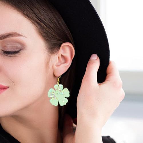 Flower Earring Resin Molds with Holes Resin Jewelry Molds Epoxy Resin Molds for Earrings Pendant Keychain Jewelry Making - Image 5