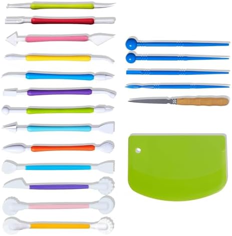19 Pcs Clay Sculpting Tools, Polymer Clay Tools & Air Dry Clay Accessories by Unknown