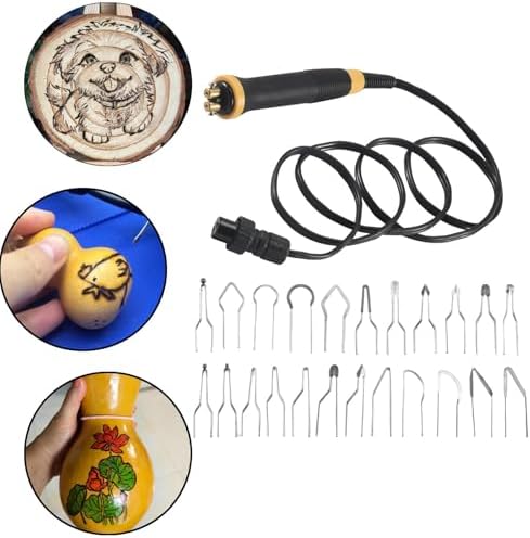 Wood Burning Kit with 21 Metal Wire Tips for Adults - Image 7