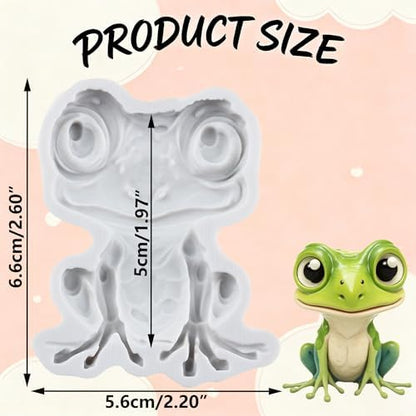 Frog Polymer Clay Molds Frog Silicone Mold - Image 2