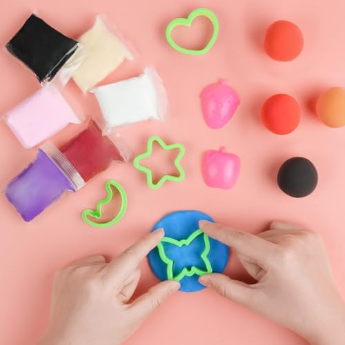 Ainiv Air Dry Clay Kit, 72 Colors DIY Model Magic Clay for Kids - Image 5