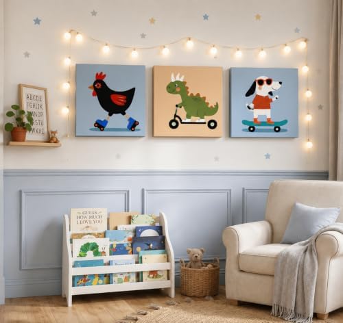 cupmod 4 Packs Framed Paint by Numbers Kit for Adults with Wooden Eassel - Image 6