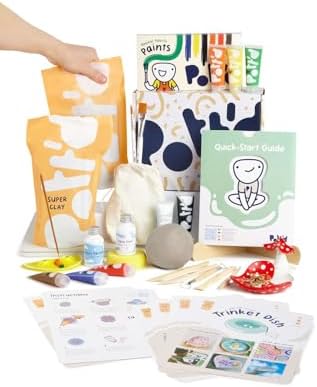 Pott'd Pottery Kit, Air Dry Clay Kit for Adults & Beginners by Pottd
