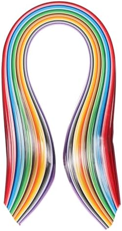 PATIKIL 180pcs Quilling Strips Paper 1/8"(3mm) 54cm Origami Paper Quilling Strip for Art DIY Hand Craft 36 Colors by PATIKIL