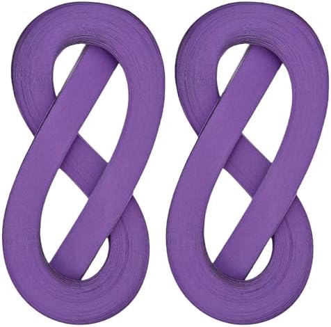 Acoeitl Quilling Paper Strips 240 Strips Dark Purple Paper Quilling Set Width 5mm Length 53cm Quilling Supplies DIY Quilling Paper Quilling Art Strip for Crafts (2 Pack) by Unknown