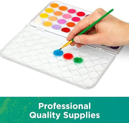 Norberg & Linden Watercolor Paint Set - 36 Premium Paints - 12 Page Pad - 6 Brushes - Painting Supplies with Palette, Watercolors, Art Pad Paper and Artist Brushes - Image 6