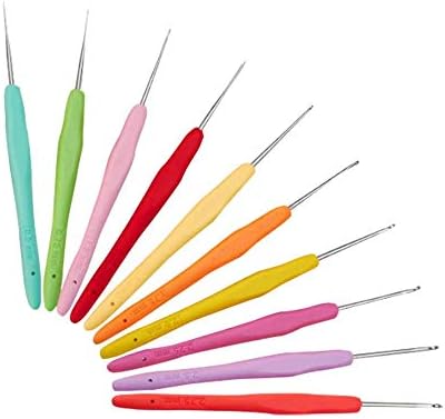 Lewhoo 15 Crochet Thread Balls & 10 Lace Crochet Hooks, 100% Cotton Thread - Image 2