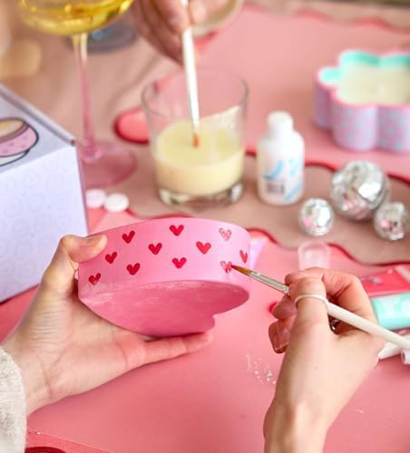 Pott'd Date Night Candle Kit – Romantic DIY Craft Kit for Couples. Includes Air-Dry Clay, Candle Wax, Paints, Tools, Fragrance Oil & Beads – Perfect for Valentine's Day, Anniversaries, or Date Nights - Image 5