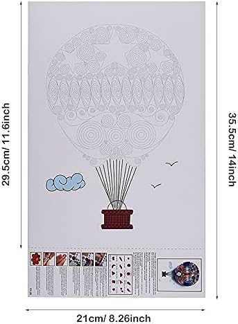 Woohome 48 PCS Paper Quilling Kit, Paper Quilling Making Drawing Design, Strips Quilling Paper and Papers Quilling Tools for Quilling Art Paper DIY Drawing Handcraft Handmade, Home Decoration - Image 5