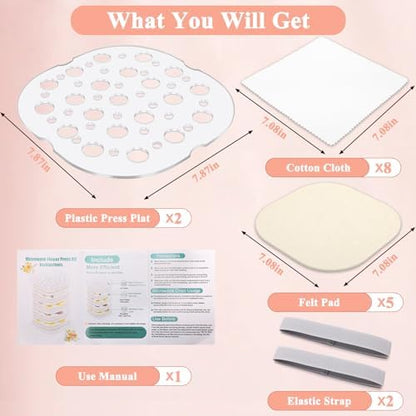 Catcan Microwave Flower Press Kit, 4 Layers Drying Pressing Kit, 8 x 8 inch - Image 2