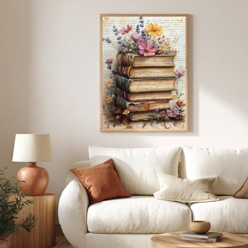 CRZMODE Book Paint by Numbers Kit for Adults, Book Paint by Numbers for Adults, Acrylic Painting Crafts for Home Decor Gift (16x20inch) - Image 4