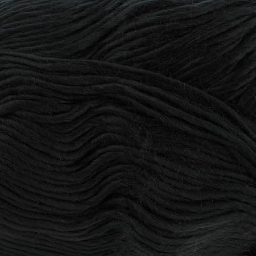 Loops & Threads Facets Yarn - Yarn for Knitting, Crochet, Weaving, and Arts & Crafts - Black, Acrylic, 3.5 oz - Image 3