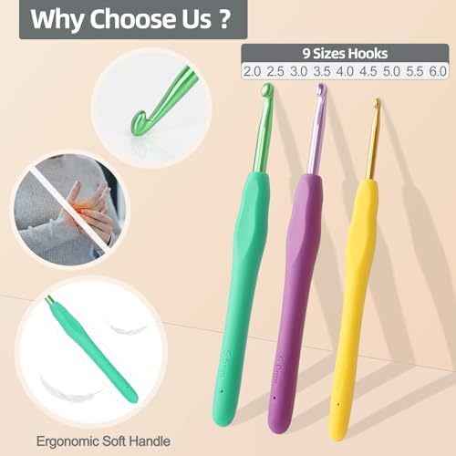 Katech Crochet Kit for Beginners-Crochet Starter Kits with Yarn w/Tutorial - Image 6